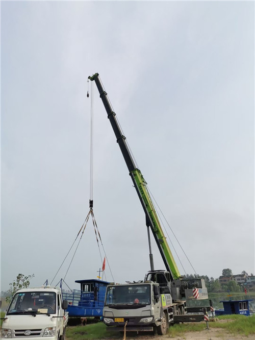 咸阳市桥梁建设吊装案例